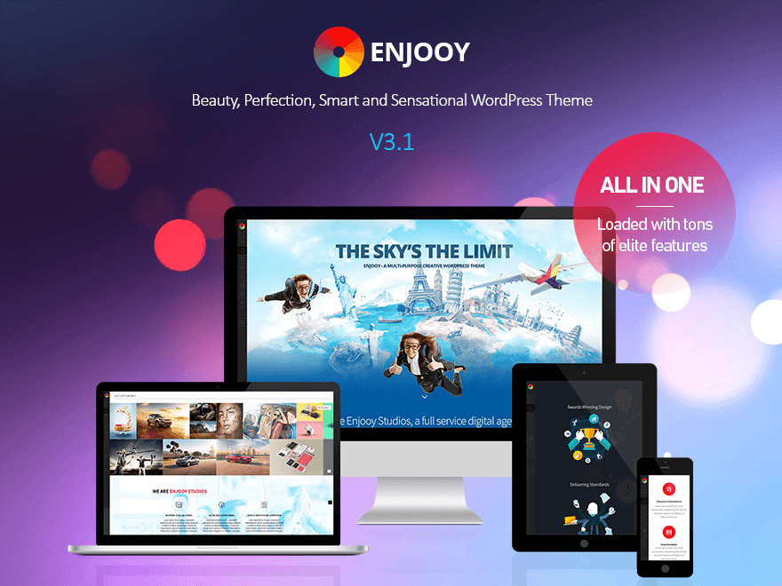 ENJOOY – Responsive Multi-Purpose WordPress Theme