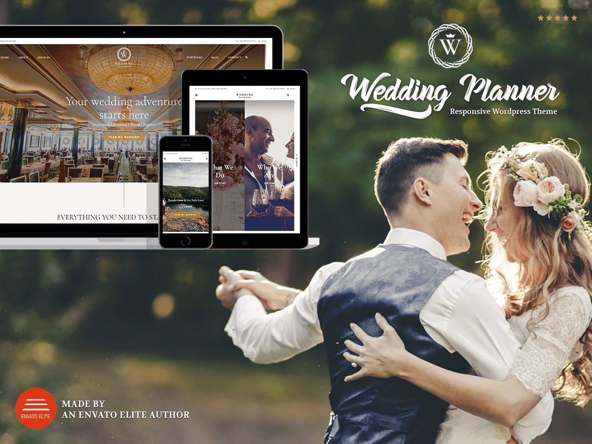 Wedding Planner – Responsive WordPress Theme
