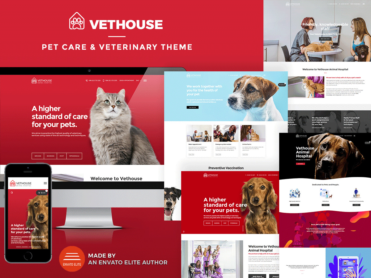 Vethouse – Pet Care &amp; Veterinary Theme