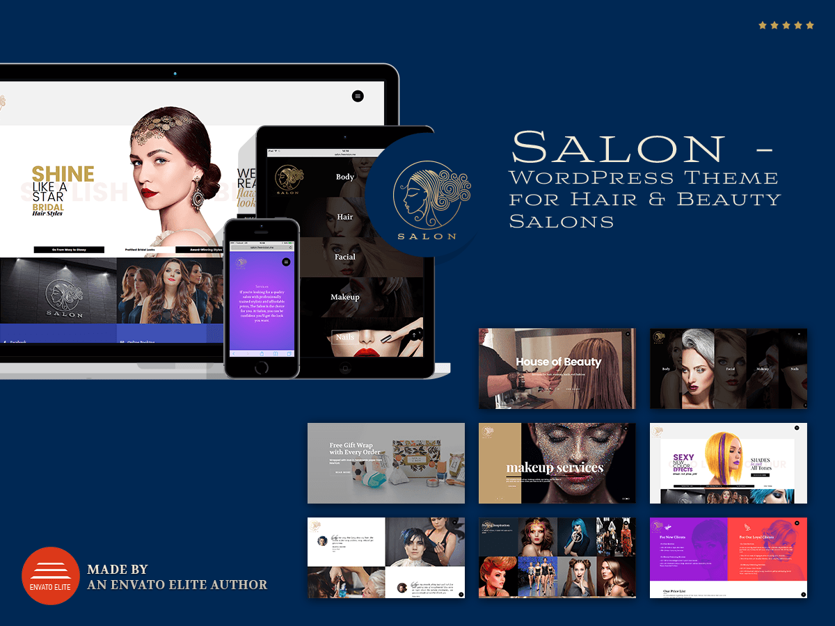 SALON – WordPress Theme for Hair &amp; Beauty Salons